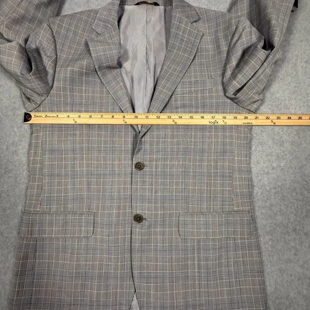 NWT Brooks Brothers Explorer Slim Glen Plaid Wool Blazer Size 42R